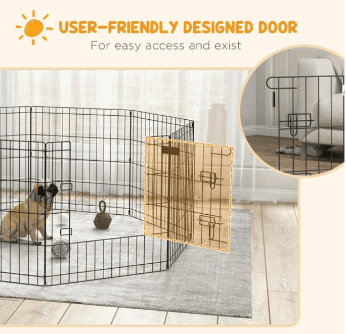 Foldable Metal Exercise Pet Playpen Yard Dog Puppy Kennel Cage | Edmonton | Alberta