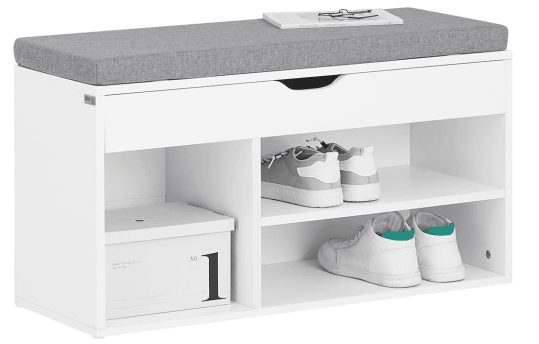 Shoe Storage Cabinet,Shoe Rack Shoe Bench with Lift Up Bench Top and Grey Cushion | Edmonton | Alberta | Free shipping