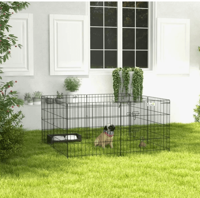 Foldable Metal Exercise Pet Playpen Yard Dog Puppy Kennel Cage | Edmonton | Alberta