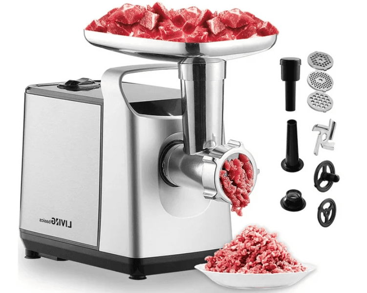 Electric Meat Grinder with Sausage Stuffer Maker, Stainless Steel Food Processor Veggies Shredder | Edmonton | Alberta | Free Shipping