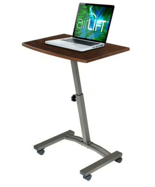 AIRLIFT MOBILE LAPTOP COMPUTER DESK CART HEIGHT-ADJUSTABLE FROM 20.5" TO 33", SLIM | Edmonton